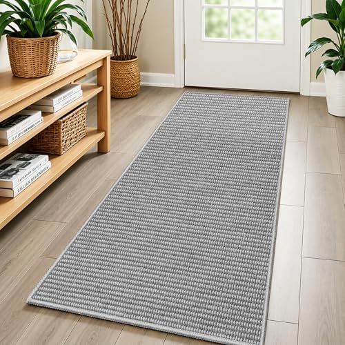 Faux Jute Rug Runner 2'x10', Washable & Non-Slip by Unknown