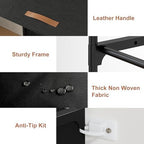 9 Tier Shoe Cabinet with Door, 36-Pair Storage - Image 4