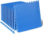 ProsourceFit Exercise Puzzle Mat ½-inch, EVA Interlocking Foam Floor Tiles by ProsourceFit