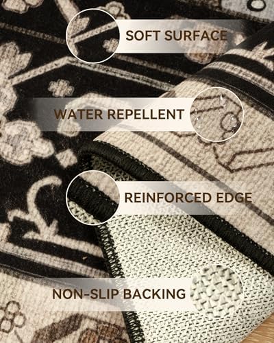 RELEANY Washable Area Rug, Runner 2'x10' - Image 5