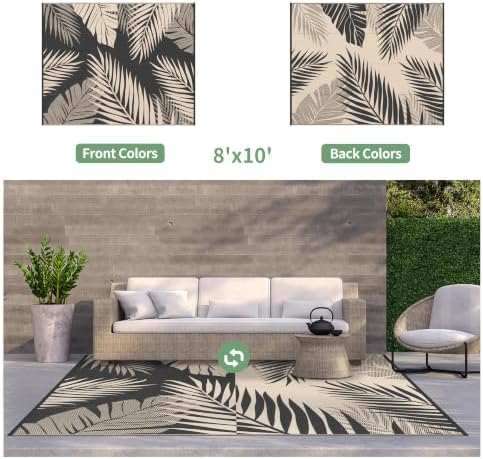 GENIMO Outdoor Rug, Waterproof Plastic Rugs - Image 2