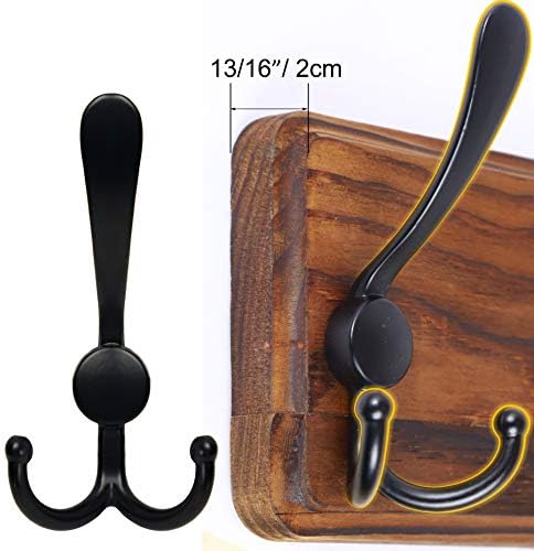 SKOLOO Rustic Coat Rack Wall Mount, Solid Wood - Image 5