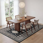8x10 Living Room Rug Washable Boho Large Carpet by Nestiva