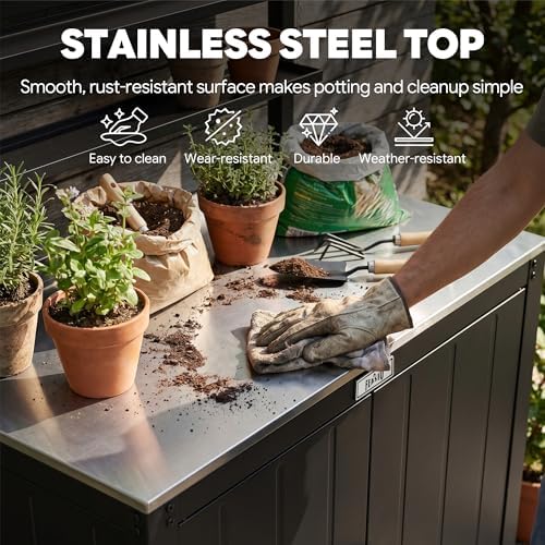 Feasto Outdoor Potting Bench Table - Image 3