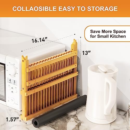 Greenual Bamboo Dish Drying Rack - Image 4