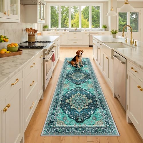 RELEANY Washable Area Rug, Runner 2'x8' by RELEANY