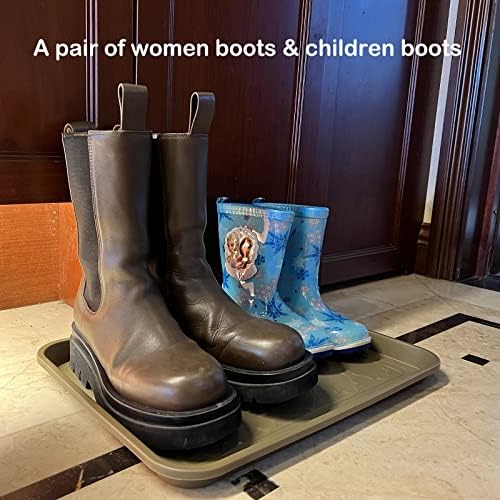 WATANIYA PET Boot Tray for Entryway Indoor, Heavy Duty Shoe Mat Tray 2 Packs - Image 4