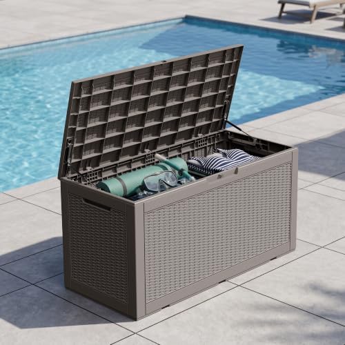 Outdoor Storage Box Waterproof, 110 Gallon Deck Box - Image 5
