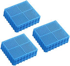 18 Pack Modular Interlocking Floor Tiles Anti-Slip Drainage Mat by wiiiw