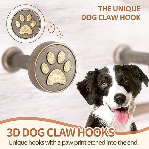 MTERSN Dog Leash Holder Wall Mount - Image 2