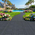 44 Pack 12x12 Inch Interlocking Deck Tiles – Easy Snap-Together Flooring by USGOLDTIME