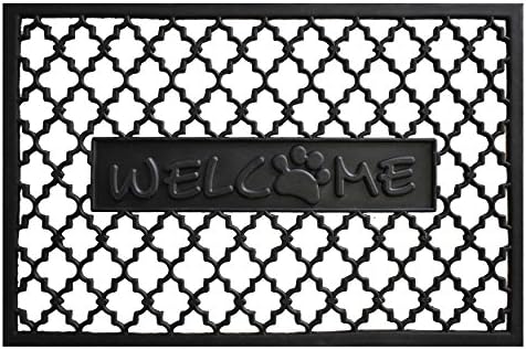 Calloway Mills 102752436 Rubber Welcome Paw Doormat by Callowaymills