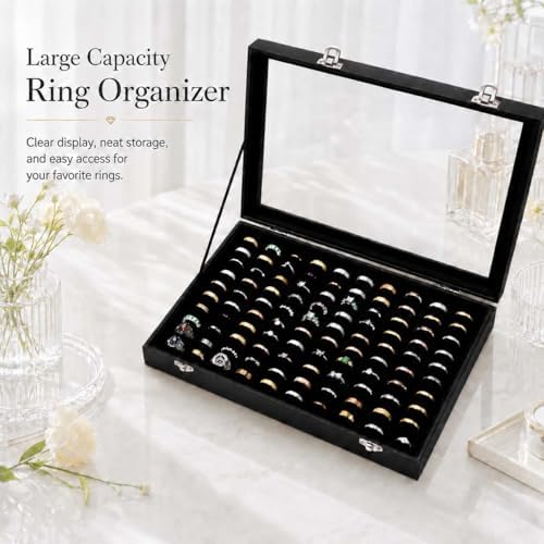 100 Slots Ring Display Case - Image 3