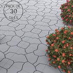 Pure Garden 30-Pack Polypropylene Interlocking Patio Deck Tiles - Image 7