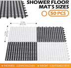 Tinideya 50 Pcs Drainage Interlocking Floor Tiles - Image 2