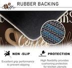 But First Coffee Themed Decorative Front Door Mat, Welcome Doormat - Image 5