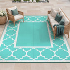 GENIMO Outdoor Rug, Waterproof Plastic Rugs by GENIMO