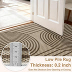 Faux Jute Hallway Runner Rug, Home Decor - Image 2