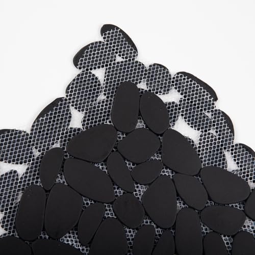 Black Pebble Tile for Shower Floor - Image 5