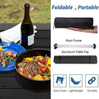 Grope Portable Camping Table, Aluminum Folding Beach Table - Image 5