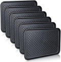 6 Pcs PET Boot Tray Waterproof Shoe Mat Tray by Yinkin