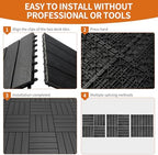 Polymer Interlocking Composite Deck Tiles Outdoor - Image 3