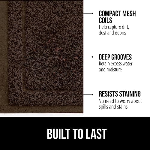 GORILLA GRIP Dirt Grabber Door Mat Durable Mesh - Image 2