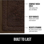 GORILLA GRIP Dirt Grabber Door Mat Durable Mesh - Image 2