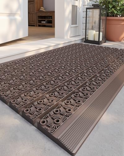 Color&Geometry Super Heavyweight TPE Welcome Mat Outdoor by COLORG