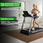 Art3d 12-Pack 24"x24" EVA Interlocking Exercise Mats, 48 Sq.Ft, Dark Walnut - Image 5