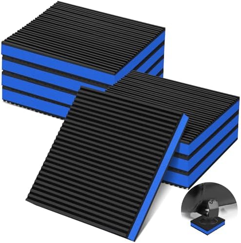 8 Pack Anti Vibration Pads for Washing Machine 6"x6"x7/8", Sound Isolation by phepetroll