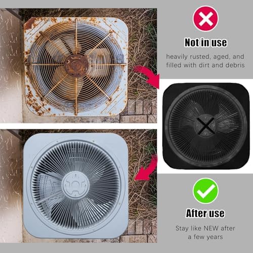 Central Air Conditioner Cover for Outside Winter, 28x28in Universal Air - Image 3