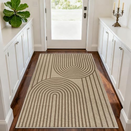 Faux Jute Rugs for Entryway, Living Room by VSIWB