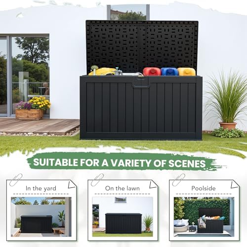 Greesum 230 Gallon HDPE Outdoor Storage Box - Image 6