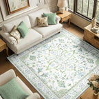RELEANY Washable Area Rug, Square 6'x6' by RELEANY