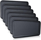 6 Pcs PET Boot Tray Waterproof Shoe Mat Tray by Yinkin