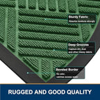 Smiry Half Circle Front Door Mat Outside Entrance - Image 4