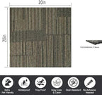 20"x20" Peel and Stick Carpet Tiles, Self-Adhesive Floor Squares - Image 2