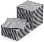 Jocoevol 36-Pcs Interlocking Tile, Indoor/Outdoor Drainage Interlocking Floor by JOCOEVOL