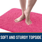 OLANLY Dog Door Mat for Muddy Paws 36x24, Super Absorbent Chenille Mud Mat - Image 4