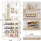 Shoe Rack 5 Tier Shoe Organizer Storage 15-20 Pairs - Image 3