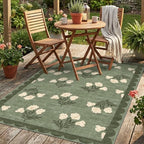 4x6 Covered Outdoor Patio Rug by Othilic