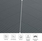 Plastic Interlocking Deck Tiles Waterproof 12x24'' Exstra Long Patio Flooring - Image 4