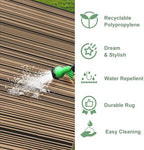 GENIMO Outdoor Rug, Waterproof Plastic Rugs - Image 6