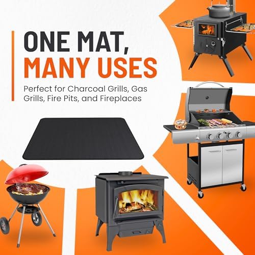 Under Grill Mats for Outdoor Grill Double-Sided Mat for Under Fire Pit Mat the - Image 6