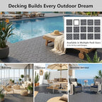 Deck Tiles - Plastic Interlocking Patio Flooring, Waterproof & All Weather - Image 2