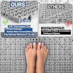 12PCS Drainage Interlocking Floor Tiles 11.8" x 11.8", Modular Interlocking - Image 5