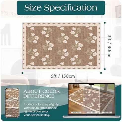 3x5 Floral Entry Rug - Image 2