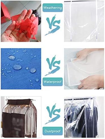 Ruibo Clear Garment Rack Cover Dustproof Clothes Rack Cover - Image 6