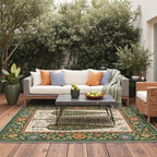 GENIMO 5X8 Outdoor Rug, Washable by GENIMO
